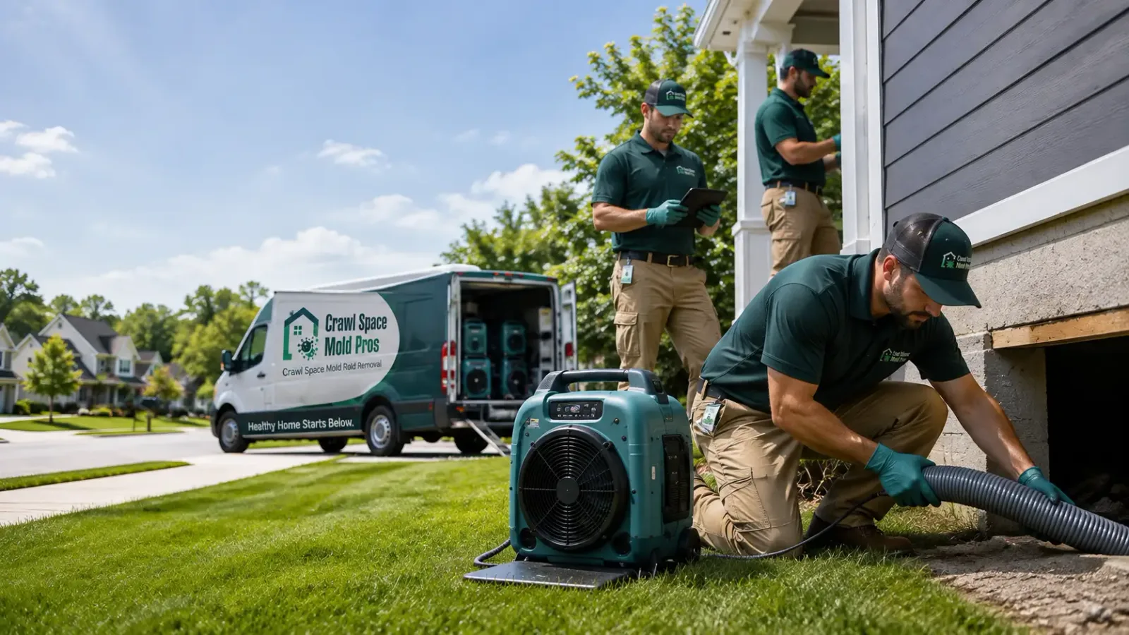 Crawl Space Mold Removal in Iron, MN